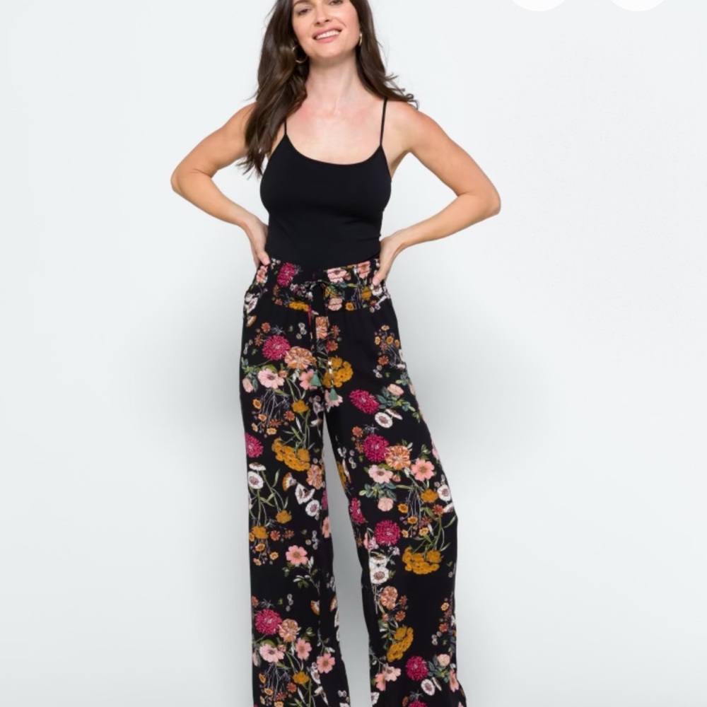 ONE5ONE Margery High Rise Wide-Leg Women's Pants